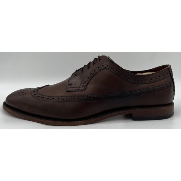 Allen Edmonds Men’s Size 12D McGregor Dark Brown Wingtip Derby Dress Shoes - Picture 6 of 12